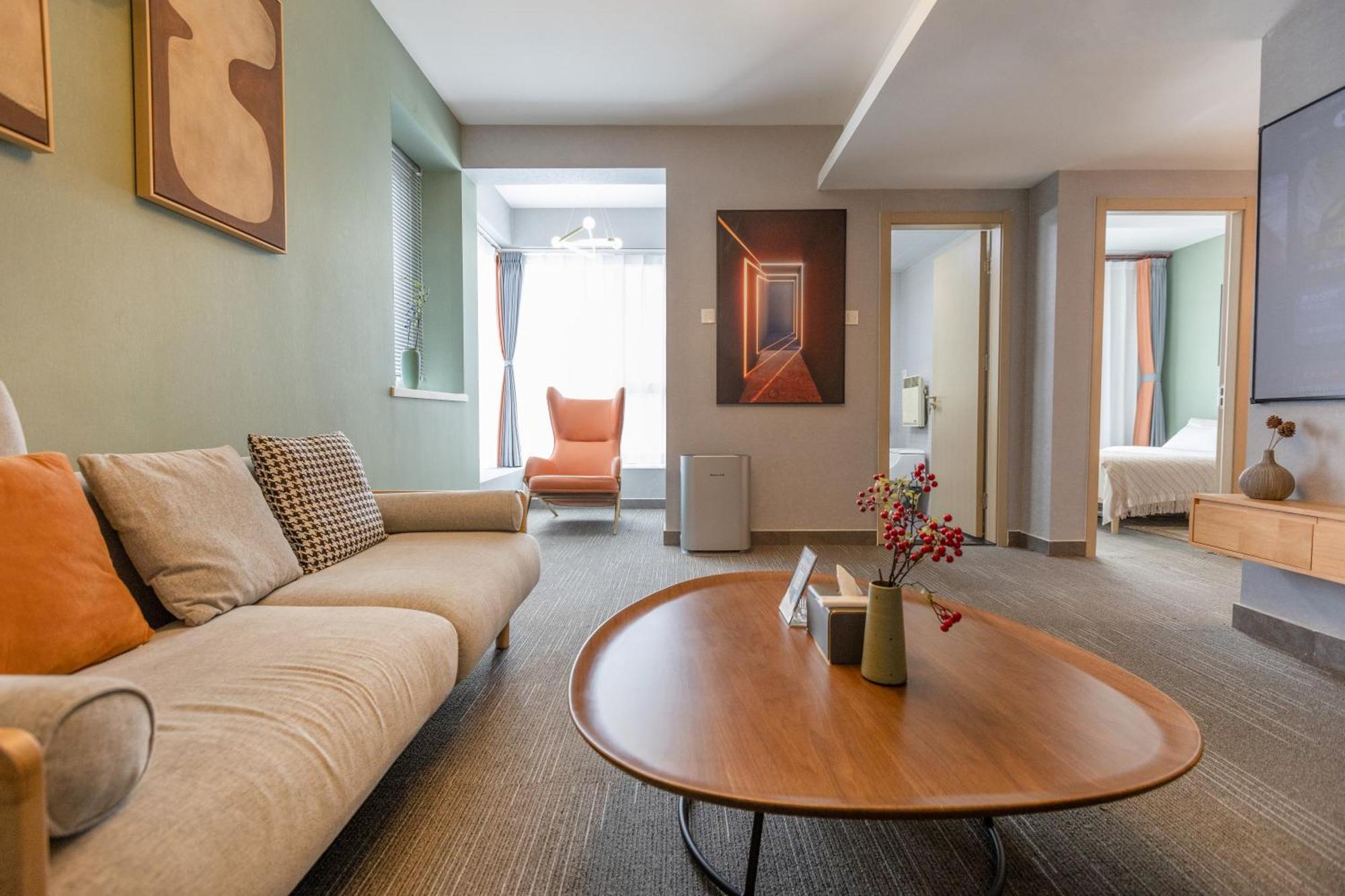 Yise Serviced Apartment -Beijing Cctv Shop Exterior photo